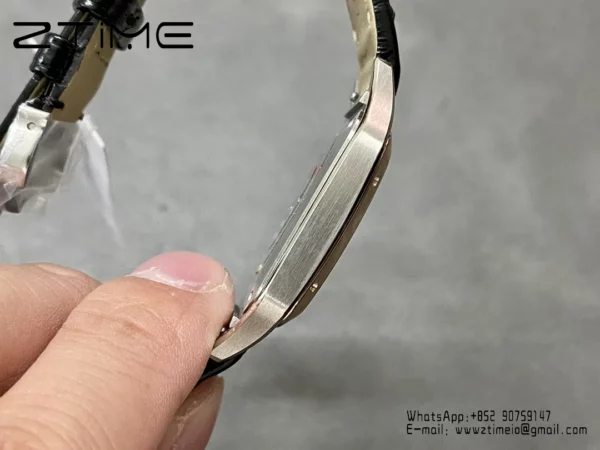 Cartier Santos Dumont WSSA0011 Large F1 Factory 1:1 Best Edition white Dial  Quartz - Super Clone Watch | 1:1 Best Version