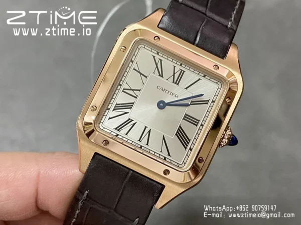 Cartier Santos Dumont WSSA0021 Large F1 Factory 1:1 Best Edition white Dial  Quartz - Super Clone Watch | 1:1 Best Version