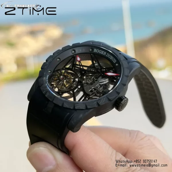 Roger Dubuis EXCALIBUR 42mm DBEX0577 NEW Factory 1:1 Best Edition Carbon Fiber Tourbillon - Super Clone Watch | 1:1 Best Version