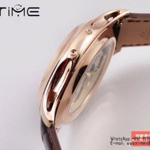 Patek Philippe Annual Calendar 5205R-010  40mm RS GRF 1:1 Best Edition Brown Dial on Brown Leather Strap A324 V2 - Super Clone Watch | 1:1 Best Version