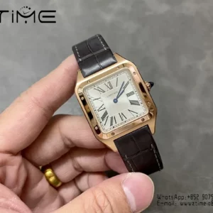Cartier Santos Dumont WSSA0021 Large F1 Factory 1:1 Best Edition white Dial  Quartz - Super Clone Watch | 1:1 Best Version