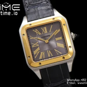 Cartier Santos Dumont W2SA0015 Large F1 Factory 1:1 Best Edition Grey Dial Quartz - Super Clone Watch | 1:1 Best Version
