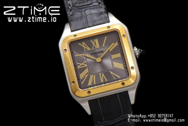 Cartier Santos Dumont W2SA0015 Large F1 Factory 1:1 Best Edition Grey Dial Quartz - Super Clone Watch | 1:1 Best Version
