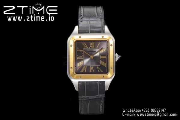 Cartier Santos Dumont W2SA0015 Large F1 Factory 1:1 Best Edition Grey Dial Quartz - Super Clone Watch | 1:1 Best Version