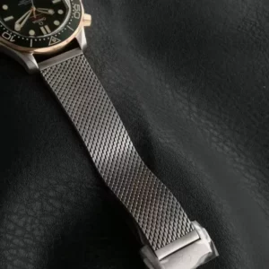 OMEGA  Seamaster 300M Diver Titanium/Bronze VSF 1:1 Best Edition Green Dial on Titanium Mesh Bracelet A8806 - Super Clone Watch | 1:1 Best Version