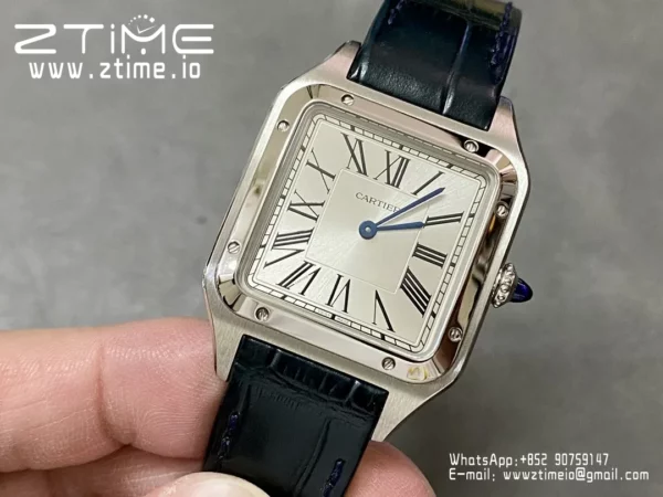 Cartier Santos Dumont WSSA0022 Large F1 Factory 1:1 Best Edition white Dial  Quartz - Super Clone Watch | 1:1 Best Version