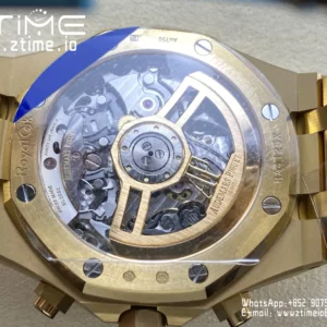 Royal Oak Chrono 26240BA YG APSF 1:1 Best Edition Yellow Dial on YG Bracelet SA4401 Super Clone - Super Clone Watch | 1:1 Best Version