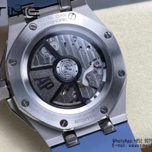 AP Royal Oak Offshore 15605 SS APPF Best Edition Blue Dial on Blue Rubber Strap A4302 - Super Clone Watch | 1:1 Best Version
