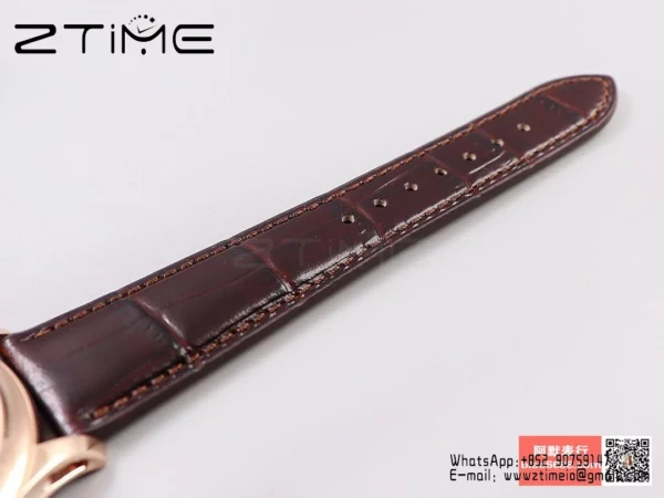 Patek Philippe Annual Calendar 5205R-010  40mm RS GRF 1:1 Best Edition Brown Dial on Brown Leather Strap A324 V2 - Super Clone Watch | 1:1 Best Version