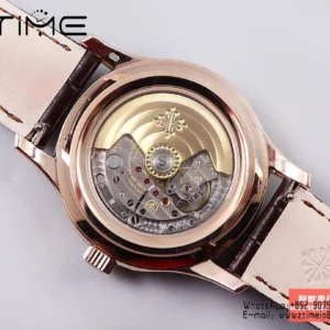 Patek Philippe Annual Calendar 5205R-010  40mm RS GRF 1:1 Best Edition Brown Dial on Brown Leather Strap A324 V2 - Super Clone Watch | 1:1 Best Version