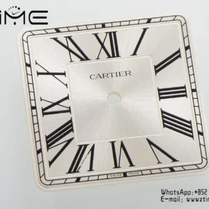 Cartier Santos Dumont W2SA0012 Small F1 Factory 1:1 Best Edition white Dial on Black Leather Strap Quartz - Super Clone Watch | 1:1 Best Version