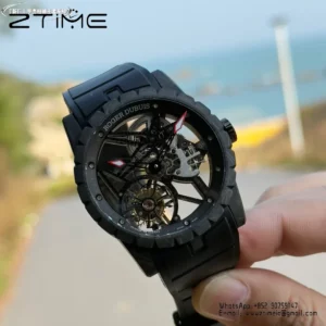 Roger Dubuis EXCALIBUR 42mm DBEX0577 NEW Factory 1:1 Best Edition Carbon Fiber Tourbillon - Super Clone Watch | 1:1 Best Version