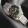 OMEGA  Seamaster 300M Diver Titanium/Bronze VSF 1:1 Best Edition Green Dial on Titanium Mesh Bracelet A8806 - Super Clone Watch | 1:1 Best Version