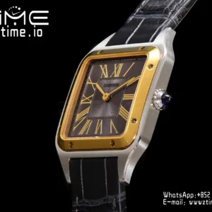 Cartier Santos Dumont W2SA0015 Large F1 Factory 1:1 Best Edition Grey Dial Quartz - Super Clone Watch | 1:1 Best Version