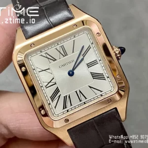 Cartier Santos Dumont WSSA0021 Large F1 Factory 1:1 Best Edition white Dial  Quartz - Super Clone Watch | 1:1 Best Version