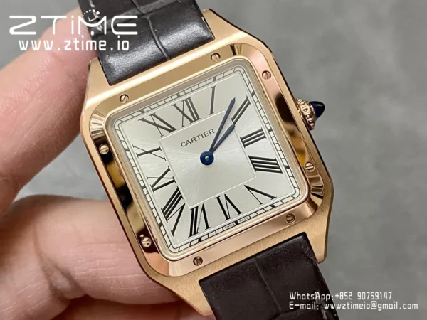 Cartier Santos Dumont WSSA0021 Large F1 Factory 1:1 Best Edition white Dial  Quartz - Super Clone Watch | 1:1 Best Version