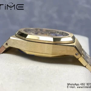Royal Oak Chrono 26240BA YG APSF 1:1 Best Edition Yellow Dial on YG Bracelet SA4401 Super Clone - Super Clone Watch | 1:1 Best Version