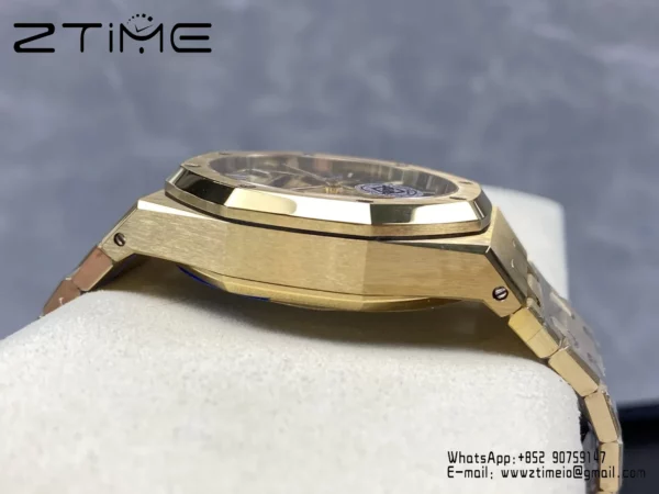 Royal Oak Chrono 26240BA YG APSF 1:1 Best Edition Yellow Dial on YG Bracelet SA4401 Super Clone - Super Clone Watch | 1:1 Best Version