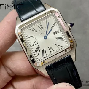 Cartier Santos Dumont WSSA0022 Large F1 Factory 1:1 Best Edition white Dial  Quartz - Super Clone Watch | 1:1 Best Version