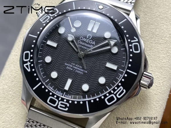 Omega Seamaster 300m 210.30.42.20.01.010 42mm VSF 1:1 Best Edition Black Dial A8806 - Super Clone Watch | 1:1 Best Version