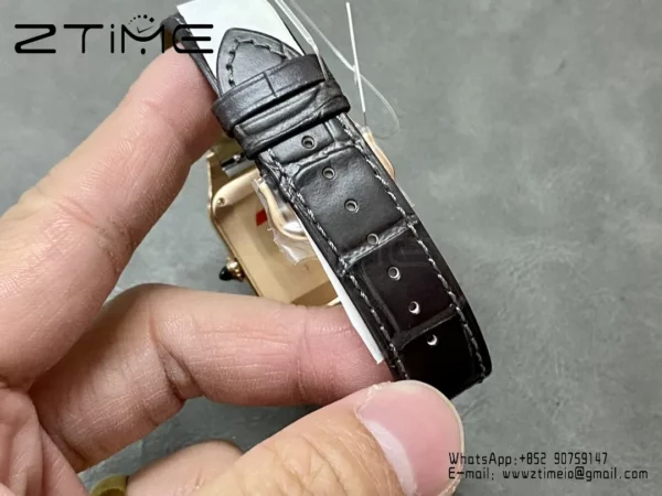 Cartier Santos Dumont WSSA0021 Large F1 Factory 1:1 Best Edition white Dial  Quartz - Super Clone Watch | 1:1 Best Version