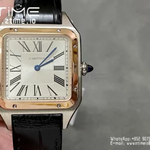 Cartier Santos Dumont WSSA0011 Large F1 Factory 1:1 Best Edition white Dial  Quartz - Super Clone Watch | 1:1 Best Version