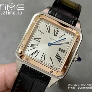 Cartier Santos Dumont WSSA0011 Large F1 Factory 1:1 Best Edition white Dial  Quartz - Super Clone Watch | 1:1 Best Version