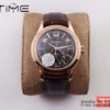 Patek Philippe Annual Calendar 5205R-010  40mm RS GRF 1:1 Best Edition Brown Dial on Brown Leather Strap A324 V2 - Super Clone Watch | 1:1 Best Version