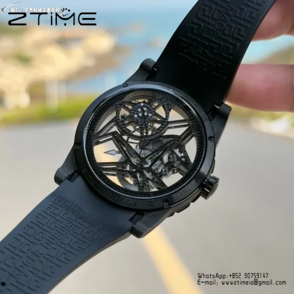 Roger Dubuis EXCALIBUR 42mm DBEX0577 NEW Factory 1:1 Best Edition Carbon Fiber Tourbillon - Super Clone Watch | 1:1 Best Version