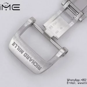 Richard Mille RM07 RM07-01 Ladies ZF 1:1 Mejor Edición Esfera de diamantes negros con correa de caucho blanco - Reloj Super Clon | 1:1 Mejor Versión