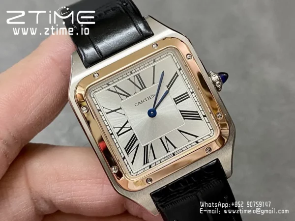 Cartier Santos Dumont WSSA0011 Large F1 Factory 1:1 Best Edition white Dial  Quartz - Super Clone Watch | 1:1 Best Version