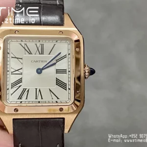Cartier Santos Dumont WSSA0021 Large F1 Factory 1:1 Best Edition white Dial  Quartz - Super Clone Watch | 1:1 Best Version