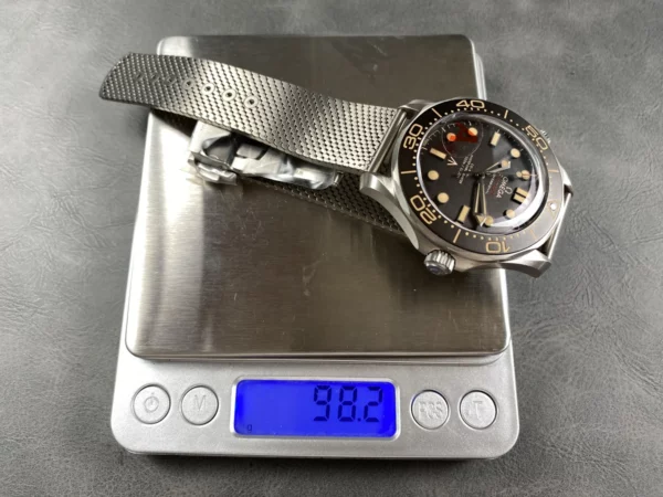 OMEGA Seamaster 300 "No Time to Die" Limited Edition VSF 1:1 Best Edition on Titanium Mesh Bracelet SA8806 Super Clone V6 - Super Clone Watch | 1:1 Best Version