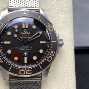 OMEGA Seamaster 300 "No Time to Die" Limited Edition VSF 1:1 Best Edition on Titanium Mesh Bracelet SA8806 Super Clone V6 - Super Clone Watch | 1:1 Best Version
