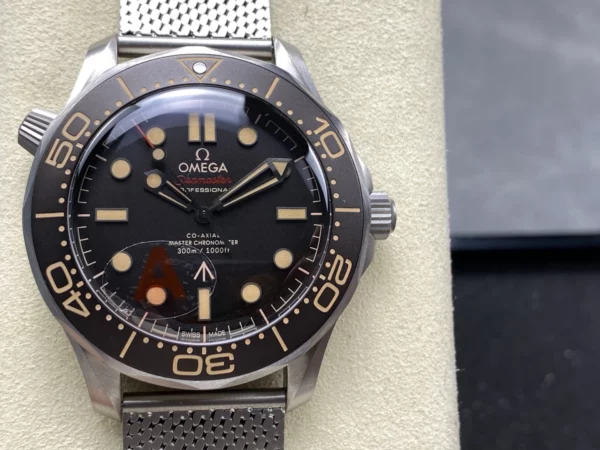 OMEGA Seamaster 300 "No Time to Die" Limited Edition VSF 1:1 Best Edition on Titanium Mesh Bracelet SA8806 Super Clone V6 - Super Clone Watch | 1:1 Best Version