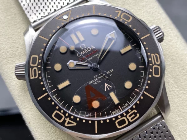 OMEGA Seamaster 300 "No Time to Die" Limited Edition VSF 1:1 Best Edition on Titanium Mesh Bracelet SA8806 Super Clone V6 - Super Clone Watch | 1:1 Best Version