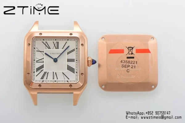 Cartier Santos Dumont WSSA0021 Large F1 Factory 1:1 Best Edition white Dial  Quartz - Super Clone Watch | 1:1 Best Version