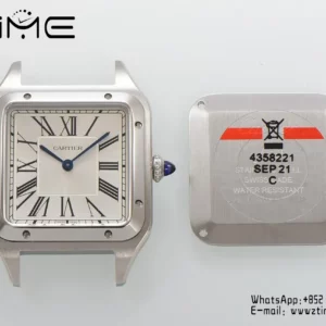 Cartier Santos Dumont WSSA0022 Large F1 Factory 1:1 Best Edition white Dial  Quartz - Super Clone Watch | 1:1 Best Version