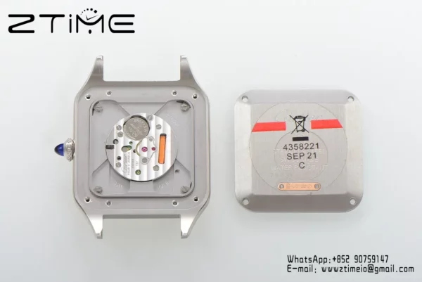 Cartier Santos Dumont WSSA0011 Large F1 Factory 1:1 Best Edition white Dial  Quartz - Super Clone Watch | 1:1 Best Version