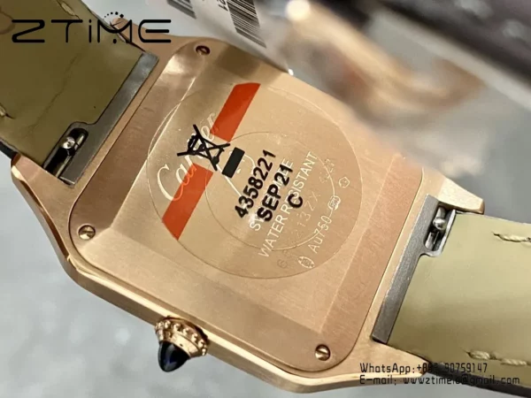 Cartier Santos Dumont WSSA0021 Large F1 Factory 1:1 Best Edition white Dial  Quartz - Super Clone Watch | 1:1 Best Version