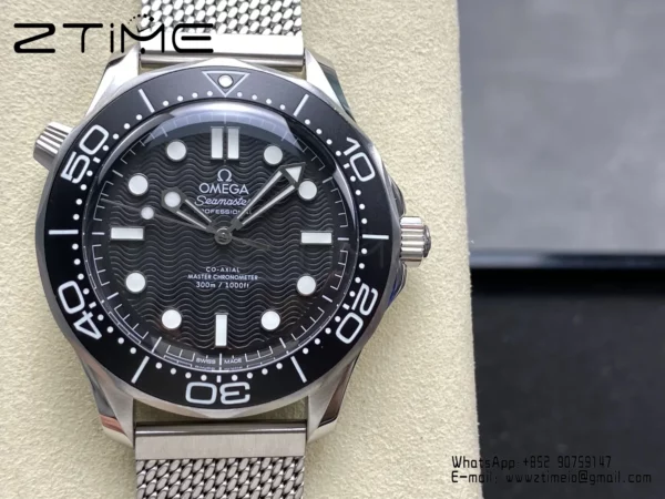 Omega Seamaster 300m 210.30.42.20.01.010 42mm VSF 1:1 Best Edition Black Dial A8806 - Super Clone Watch | 1:1 Best Version