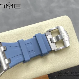 AP Royal Oak Offshore 15605 SS APPF Best Edition Blue Dial on Blue Rubber Strap A4302 - Super Clone Watch | 1:1 Best Version