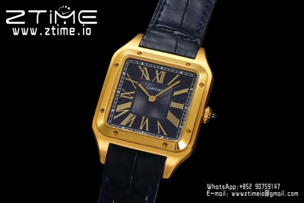 Cartier Santos Dumont WGSA0077 Large F1 Factory 1:1 Best Edition Grey Dial Quartz - Super Clone Watch | 1:1 Best Version
