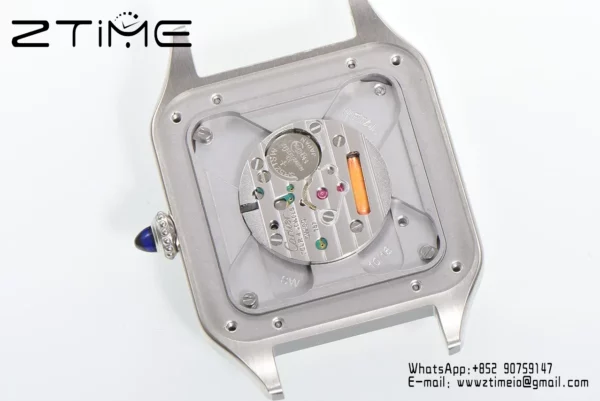 Cartier Santos Dumont WSSA0011 Large F1 Factory 1:1 Best Edition white Dial  Quartz - Super Clone Watch | 1:1 Best Version