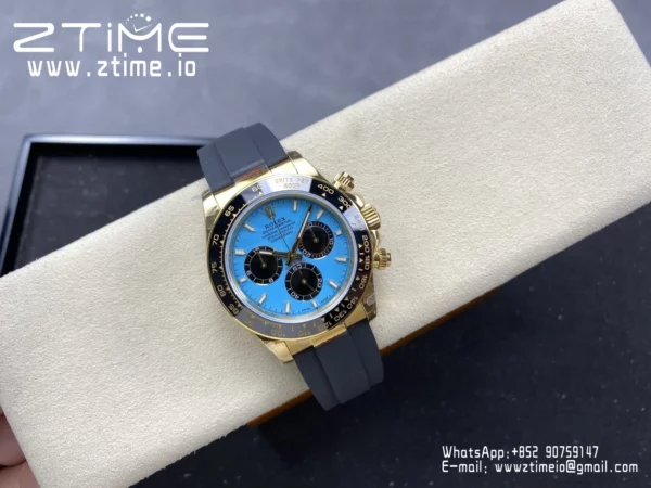 Rolex Daytona M126518LN QF 1:1 Best Edition Blue Dial SH4131 V11 (Weighted) - Super Clone Watch | 1:1 Best Version