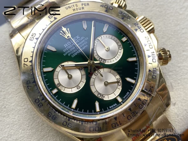Rolex Daytona 126508-0008 QF 1:1 Best Edition Green Dial SH4131(Gain Weight)