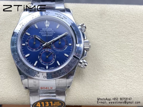 Rolex Daytona 126509-0005 QF 1:1 Best Edition Blue Dial SH4131(Gain Weight)