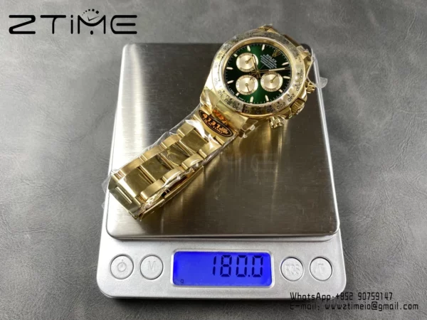 Rolex Daytona 126508-0008 QF 1:1 Best Edition Green Dial SH4131(Gain Weight)