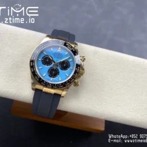 Rolex Daytona M126518LN QF 1:1 Best Edition Blue Dial SH4131 V11 (Weighted) - Super Clone Watch | 1:1 Best Version
