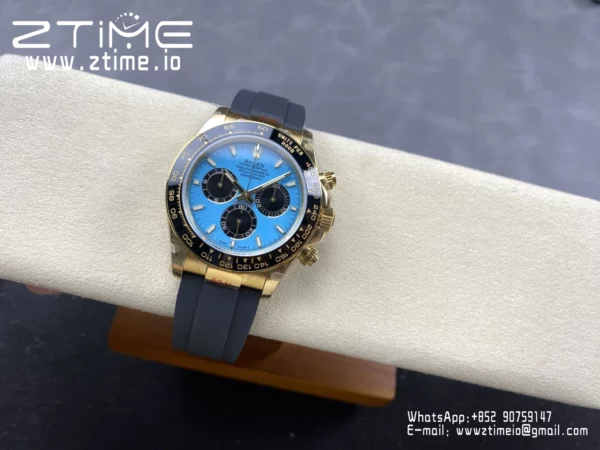 Rolex Daytona M126518LN QF 1:1 Best Edition Blue Dial SH4131 V11 (Weighted) - Super Clone Watch | 1:1 Best Version